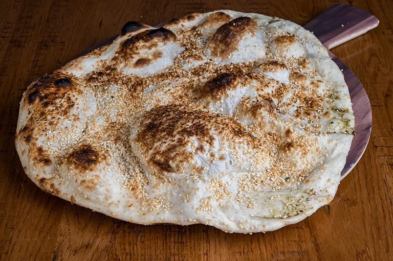 Laffa with Sesame Seeds